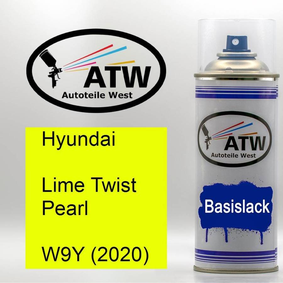 Hyundai, Lime Twist Pearl, W9Y (2020): 400ml Sprühdose, von ATW Autoteile West.